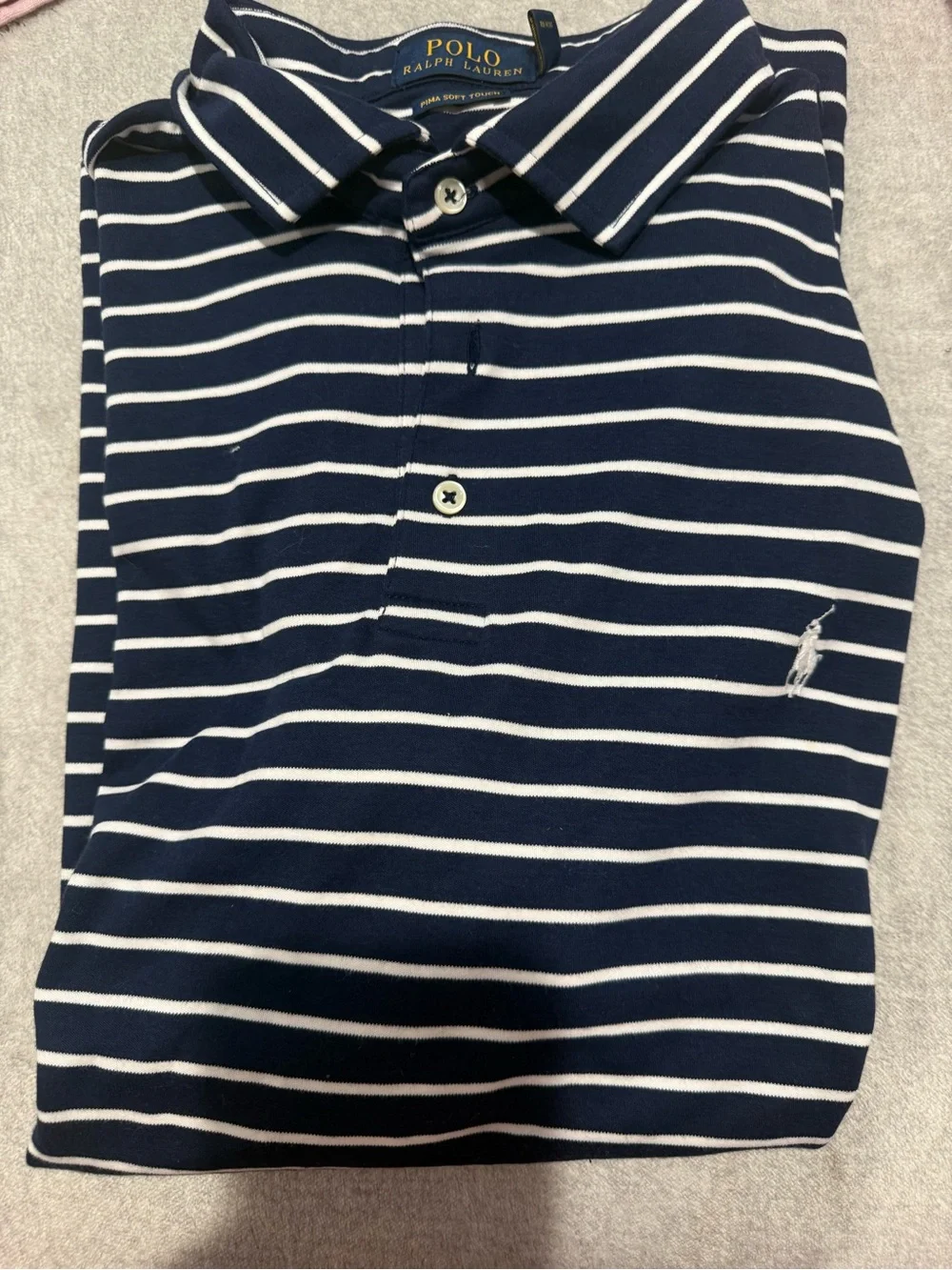 4 Men’s Polo Ralph Lauren short sleeve collared shirts
